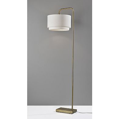 ADESSO Brinkley Modern Floor Lamp with Adjustable Arm