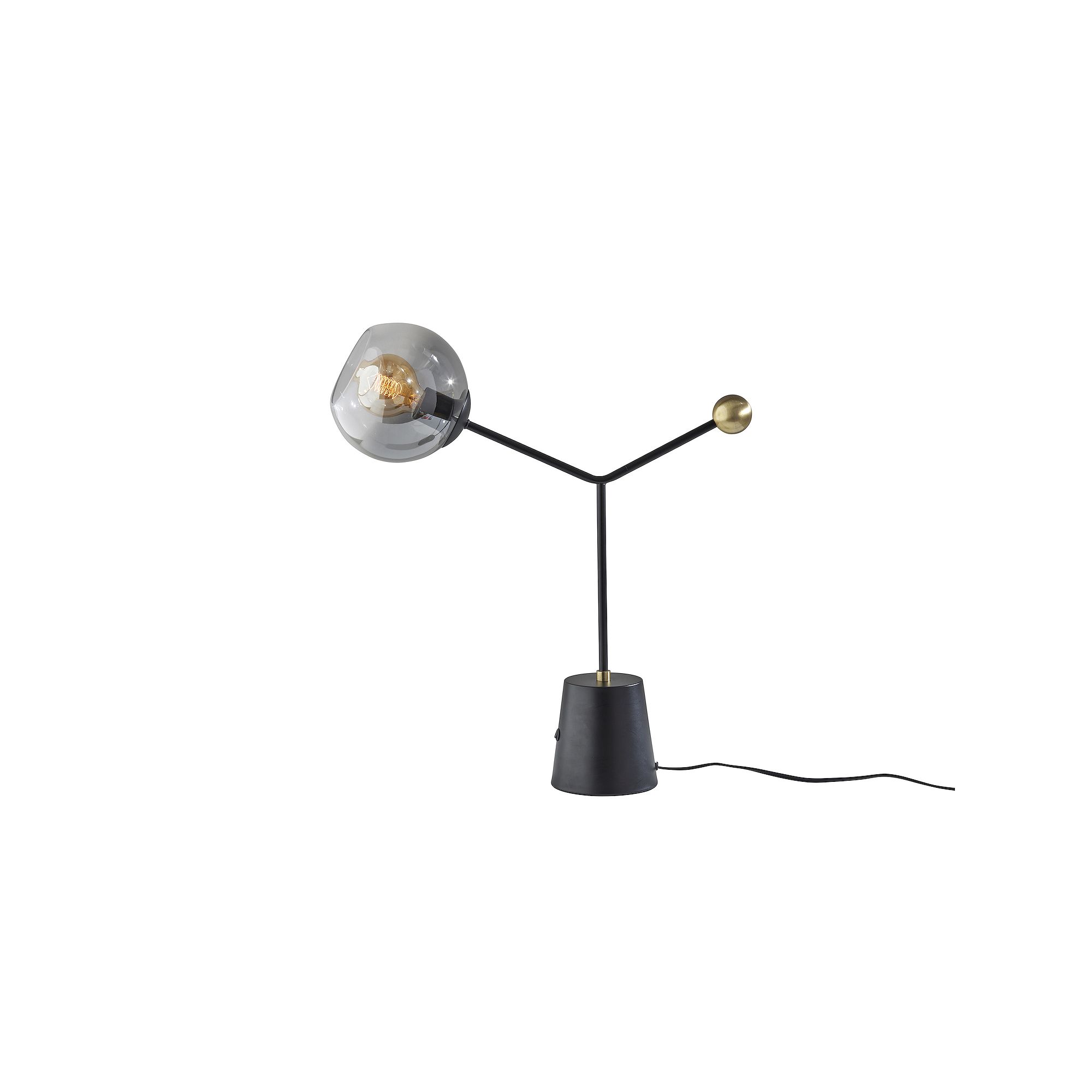 ADESSO Modern Adjustable Table Lamp, Black