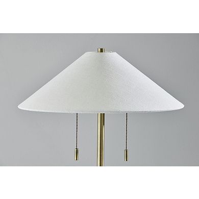 ADESSO Claremont Modern Table Lamp with Adjustable Pull Chains