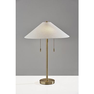 ADESSO Claremont Modern Table Lamp with Adjustable Pull Chains