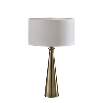 ADESSO Linda Brass Finish Table Lamp
