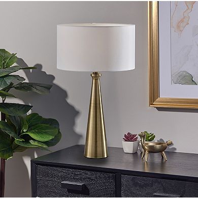 ADESSO Linda Brass Finish Table Lamp
