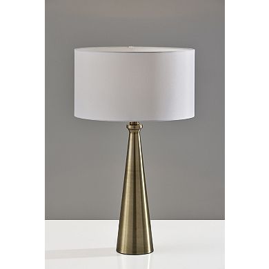 ADESSO Linda Brass Finish Table Lamp
