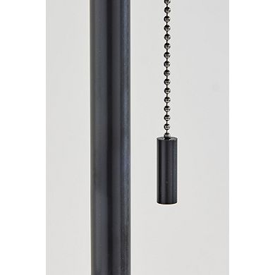 ADESSO Gardner Table Lamp with Unique Textured Shade and Stone Base