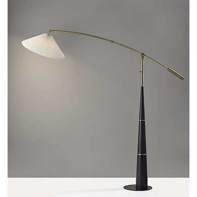 ADESSO Leroy Arc Floor Lamp With Adjustable Arm