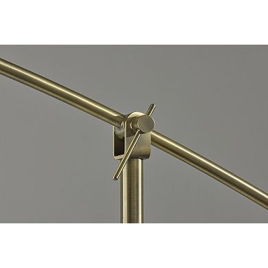 ADESSO Leroy Arc Floor Lamp With Adjustable Arm