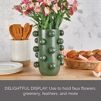 Ceramic Bulbous Sculptural Vase