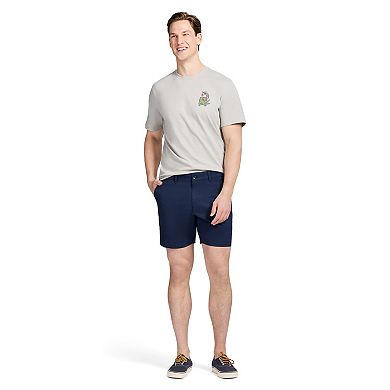 Men's IZOD 7-inch Saltwater Flat Front Twill Shorts