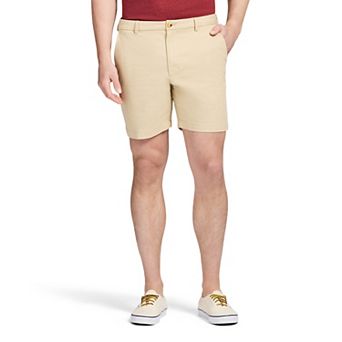 Men's IZOD 7-inch Saltwater Flat Front Twill Shorts
