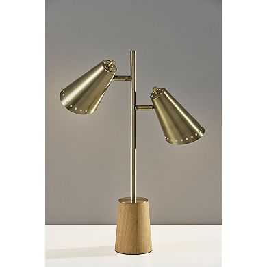 ADESSO Josephine Dimmable Desk Lamp with Adjustable Arms