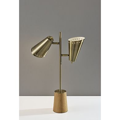 ADESSO Josephine Dimmable Desk Lamp with Adjustable Arms