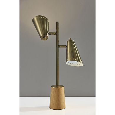 ADESSO Josephine Dimmable Desk Lamp with Adjustable Arms