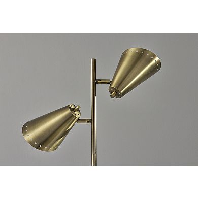 ADESSO Josephine Adjustable Arm Floor Lamp