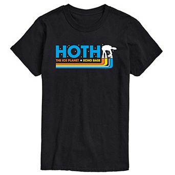 Big & Tall Star Wars Hoth The Ice Planet Echo Base Graphic Tee