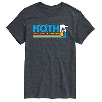 Big & Tall Star Wars Hoth The Ice Planet Echo Base Graphic Tee