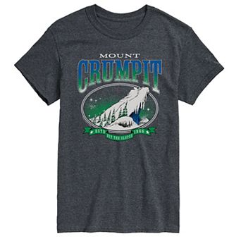 Big & Tall Dr. Seuss The Grinch Mount Crumpit Hit The Slopes Graphic Tee