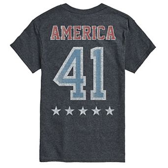 Big & Tall Marvel Captain America Distressed Graphic Tee