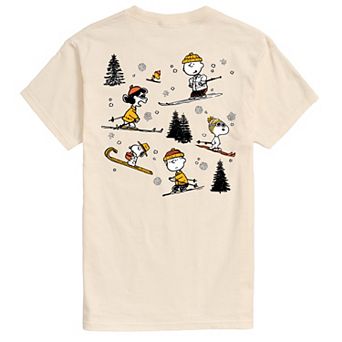 Big & Tall Peanuts Skiing Graphic Tee