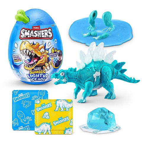 Детские фигурки ZURU Smashers Mini Jurassic Light-Up Ice Age Action Figure - Styles May Vary