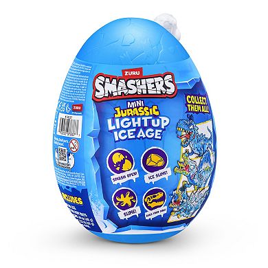 ZURU Smashers Mini Jurassic Light-Up Ice Age Action Figure - Styles May Vary
