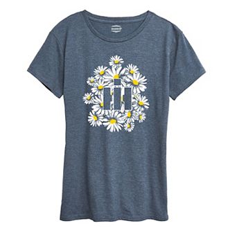 Women's Case IH Logo Daisies Graphic Tee