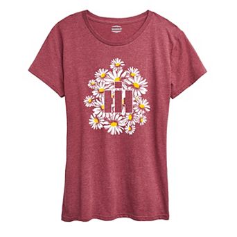 Women's Case IH Logo Daisies Graphic Tee