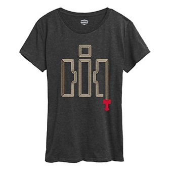 Women's Case IH Logo Tractor Tracks Graphic Tee