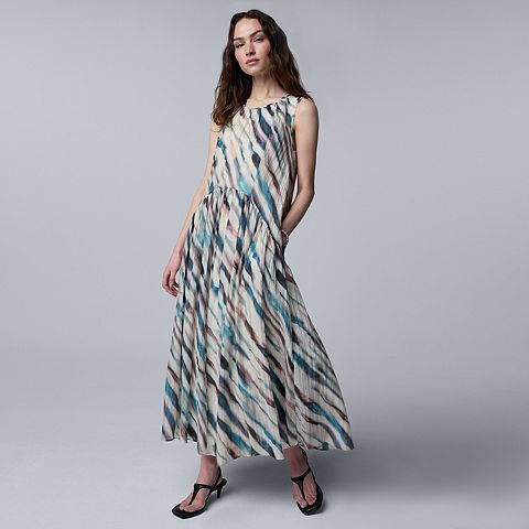 Женские платья Simply Vera Women's Simply Vera Vera Wang Shirred Maxi Dress
