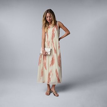 Women's Simply Vera Vera Wang Shirred Maxi Dress