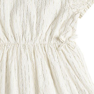 Baby & Toddler Girl Little Lass Woven Eyelet Dress & Headband Set
