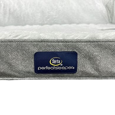 Serta Quilted Orthopedic Bolster Pet Bed