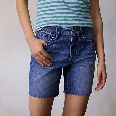 Women's LC Lauren Conrad High Rise Loose Jean Shorts