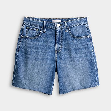 Women's LC Lauren Conrad High Rise Loose Jean Shorts