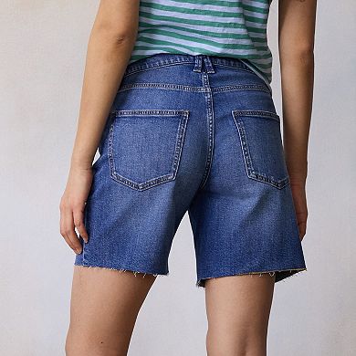 Women's LC Lauren Conrad High Rise Loose Jean Shorts