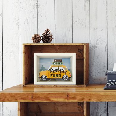Road Trip Fund Coin Bank Table Decor