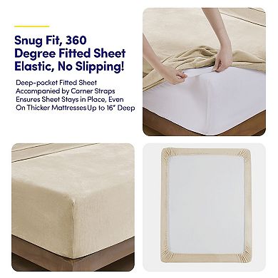Sweet Home Collection Ultra Soft Solid Sheet Set