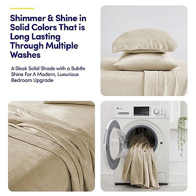 Sweet Home Collection Ultra Soft Solid Sheet Set