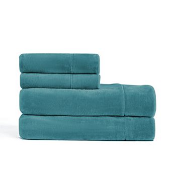 Sweet Home Collection Ultra Soft Solid Fleece Sheet Set