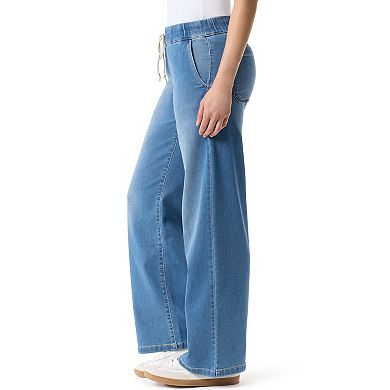 Women's Gloria Vanderbilt Relaxed Wide Leg Drawstring Jeans