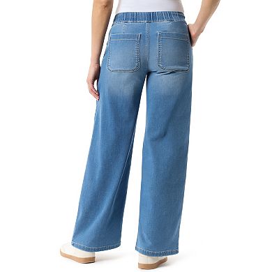 Women's Gloria Vanderbilt Relaxed Wide Leg Drawstring Jeans