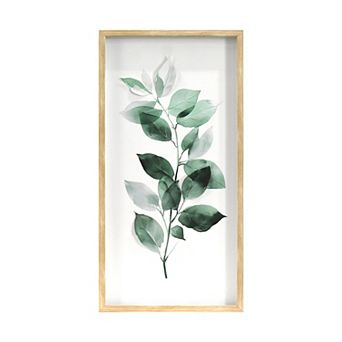 Layered 3D Paper Lift Plant Shadowbox Wall Decor