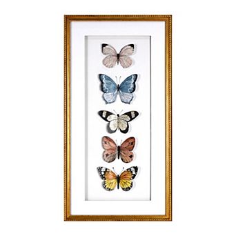 Various Butterfly Shadowbox Wall Decor