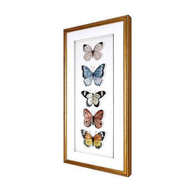 Various Butterfly Shadowbox Wall Decor