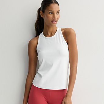 Women's FLX Rib High Neck Tank