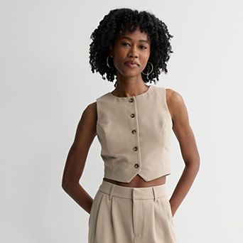Juniors' SO® High Neck Vest