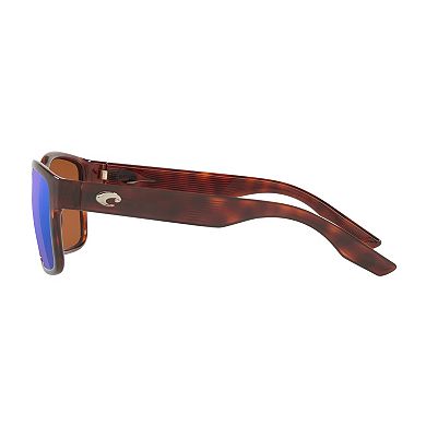 Men's Costa 06S9049 Paunch Square Sunglasses With Green Lens