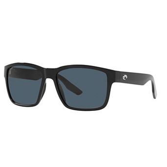 Men's Costa 06S9049 Paunch Square Sunglasses With Green Lens