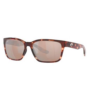 Women's Costa 06S9081 Palmas Rectangular Polarized Sunglasses