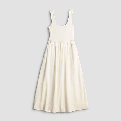 Juniors' SO® Knit & Linen Midi Dress