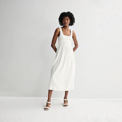 Женские платья SO Juniors' SO® Knit & Linen Midi Dress